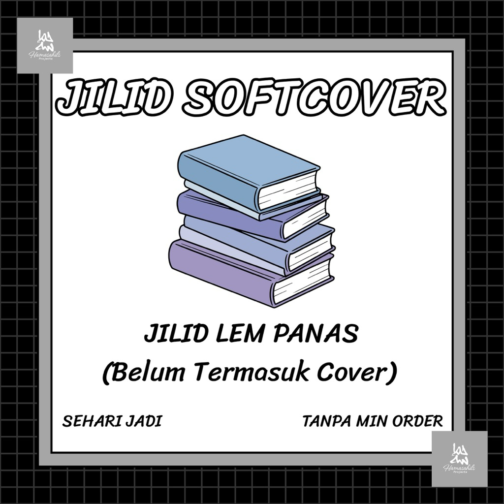Jasa Jilid Softcover/Jilid Buku (Jilid Lem)