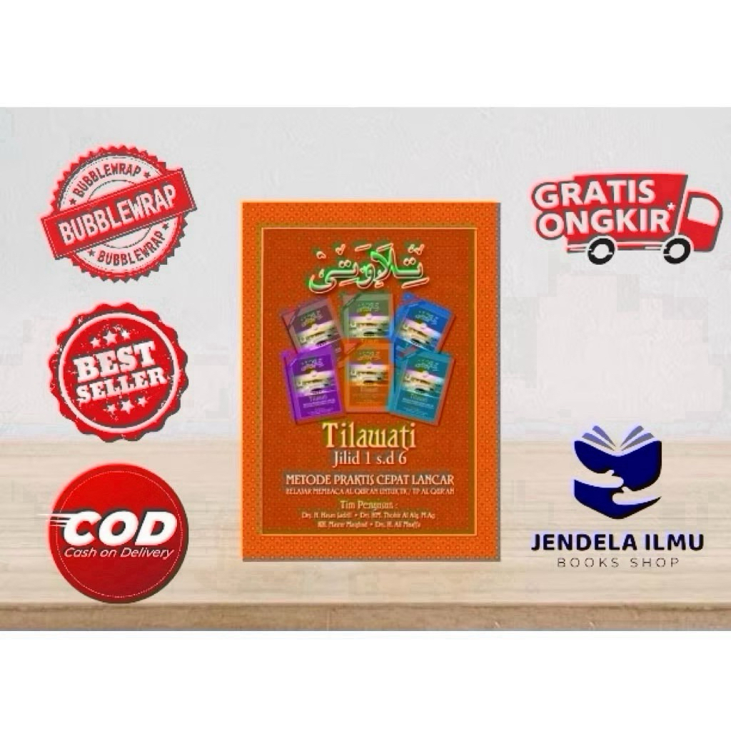 Buku Tilawati Lengkap Jilid 1 Sampai 6 Soft Cover