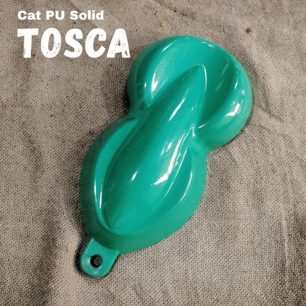Cat Tosca Green PU solid - 1 Liter Base Coat Cat Body  Mobil Motor Nmax Pcx Vario Mio Aerox Vespa