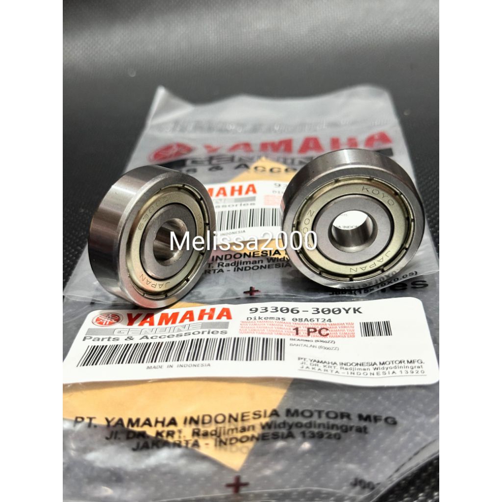 Bearing Laher Roda depan 2PCS 6300zz Yamaha Nmax Neo Nmax turbo Aerox Turbo YGP ori