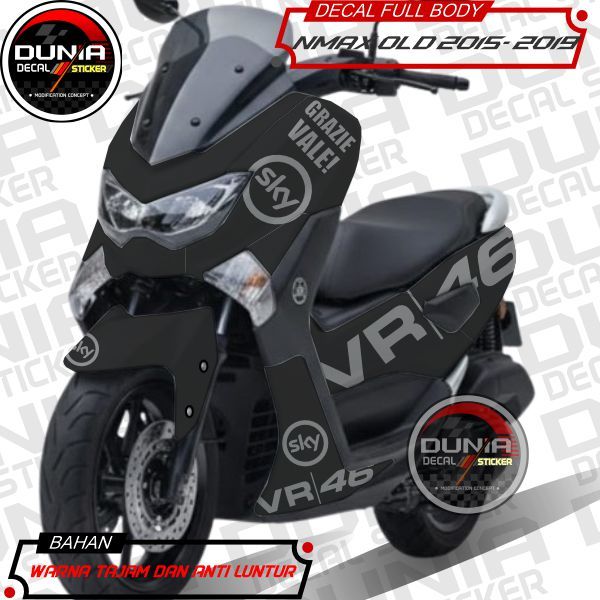 Decal Nmax Old polos Stiker full body yamaha nmax sticker motor nmax motif Grazie VAlle