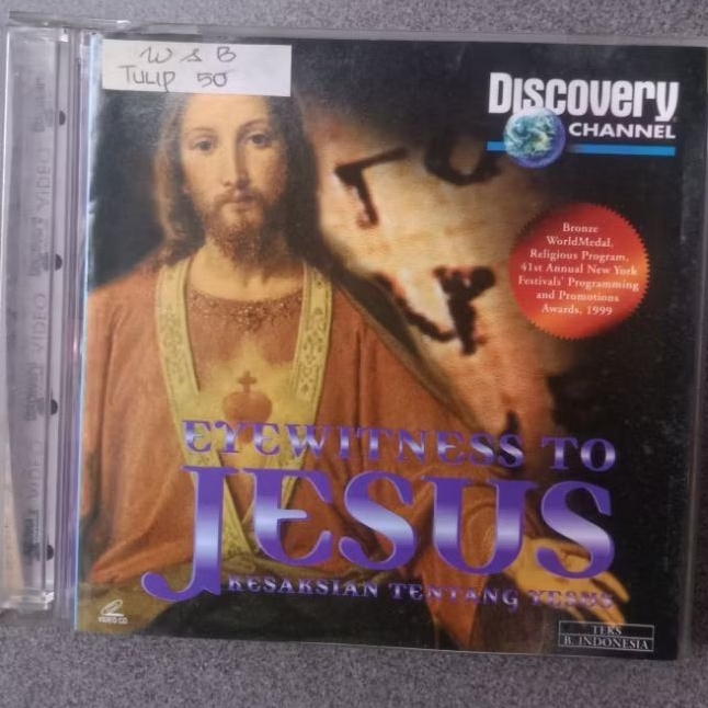 VCD Original Eyewitness To Jesus - Kesaksian Tentang Jesus Teks Indonesia