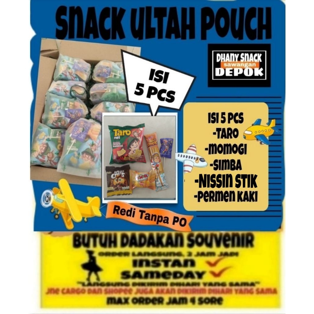 Paket snack ulang tahun anak/paket snack ultah anak/souvenir/hampers/snack ultah anak