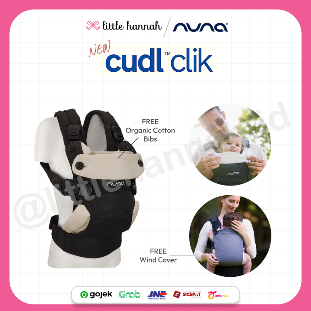 NUNA CUDL 4-in-1 NUNA Cudl Clik Baby Carrier - Gendongan Bayi SSC Baby Carrier NUNA