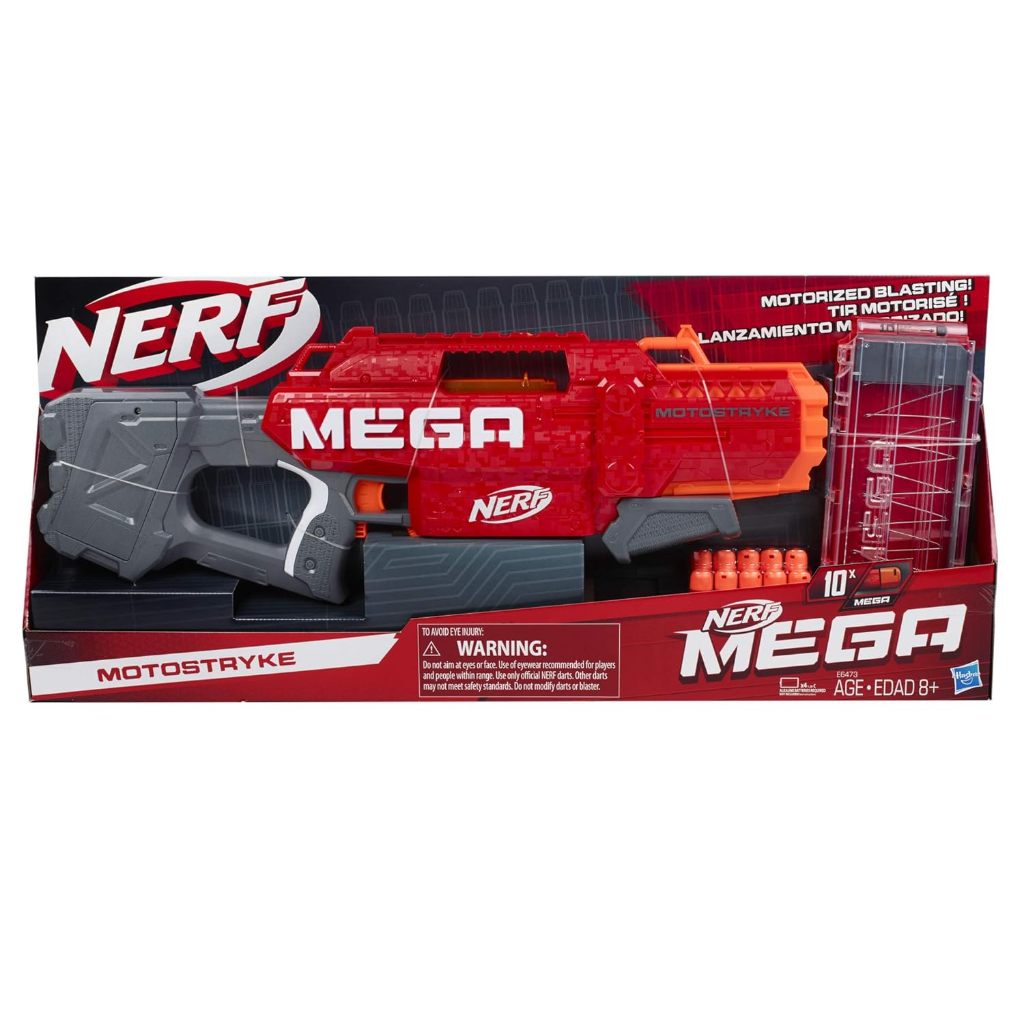 Nerf Mega Motostryke Motorized Includes 10 Official Nerf Darts