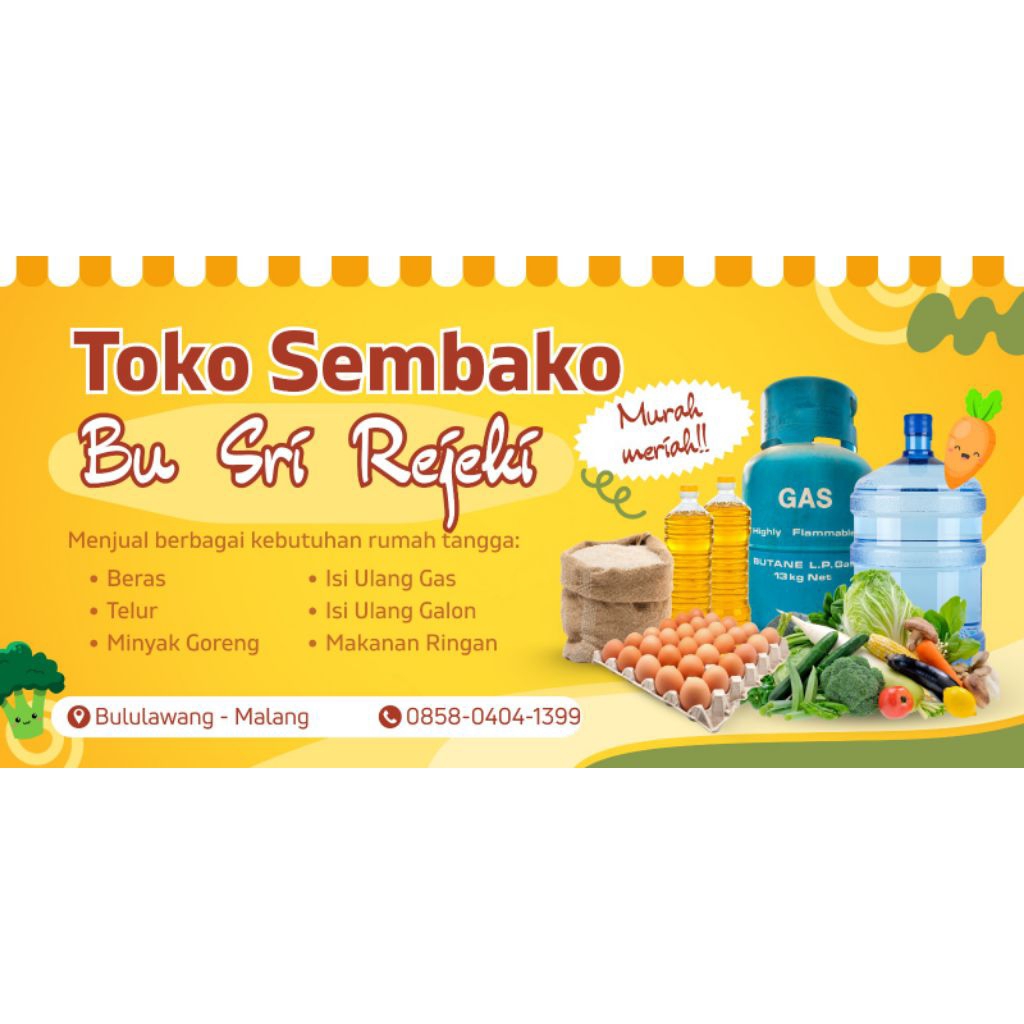 spanduk toko / cetak banner / banner toko / banner / spanduk / toko