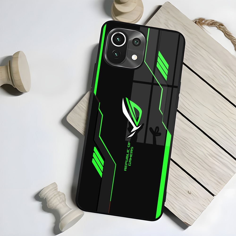 (M94) Softcase Kilau Mi 11 Lite | Casing Hp Xiaomi | Pelindung Smartphone Urban Casing | ROG