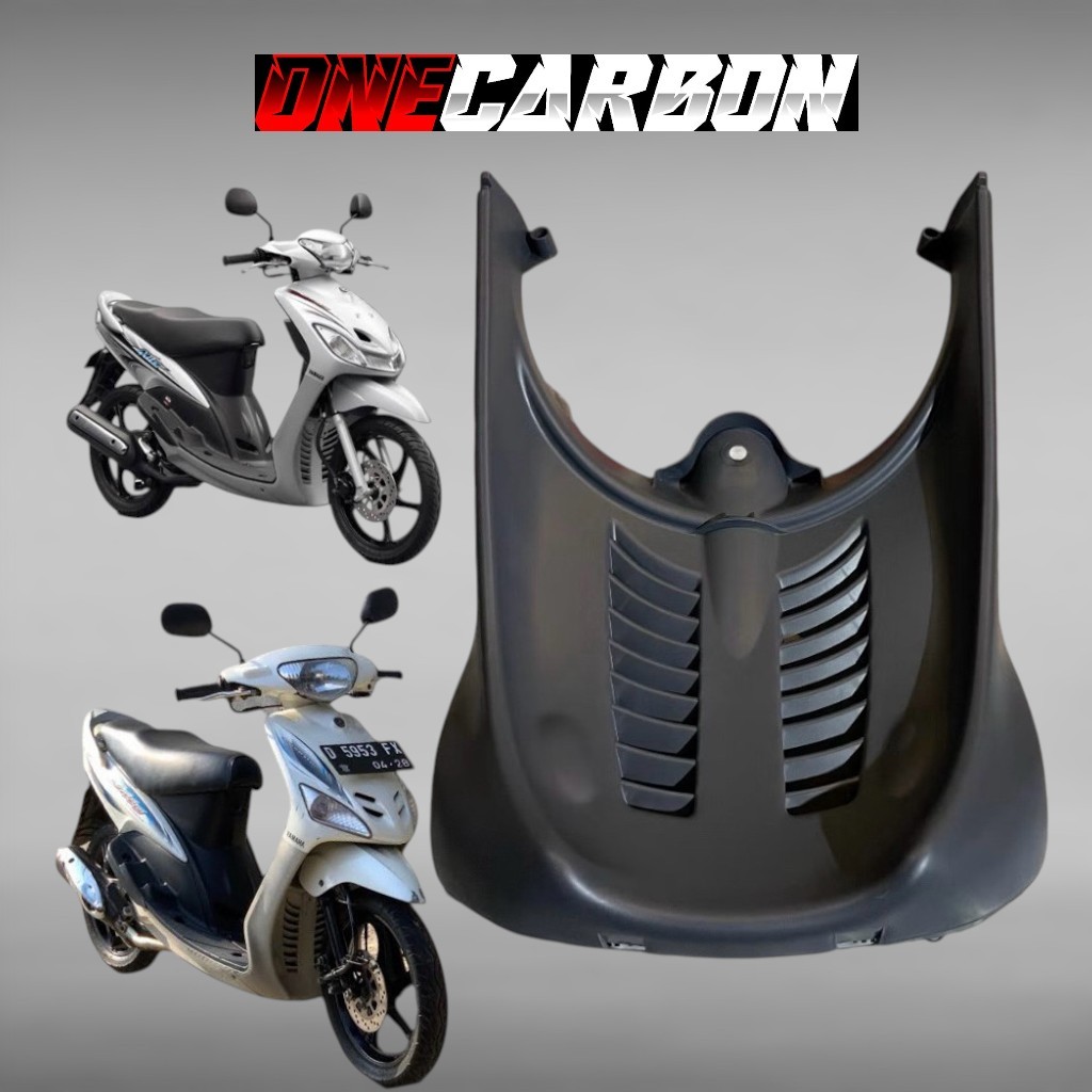 Cover Dek Lumpur Mio Sporty Smile Garnish Presisi Penahan Paru Sirip Hiu ONECARBON
