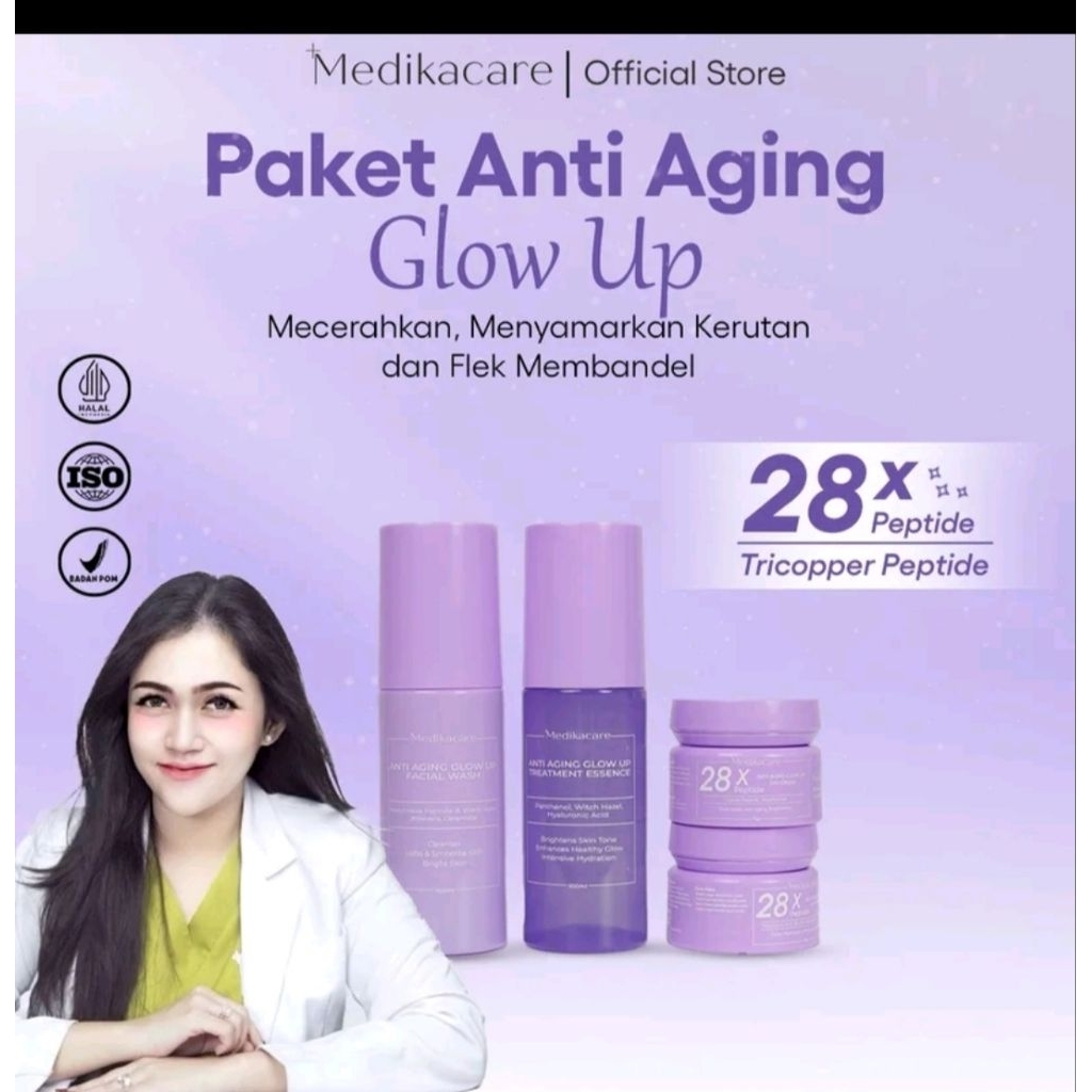 Ready Stok) Medika Care Premium Whitening 4in1, Whitening Night Lotion, Glowing Face Mist, Acne Spot