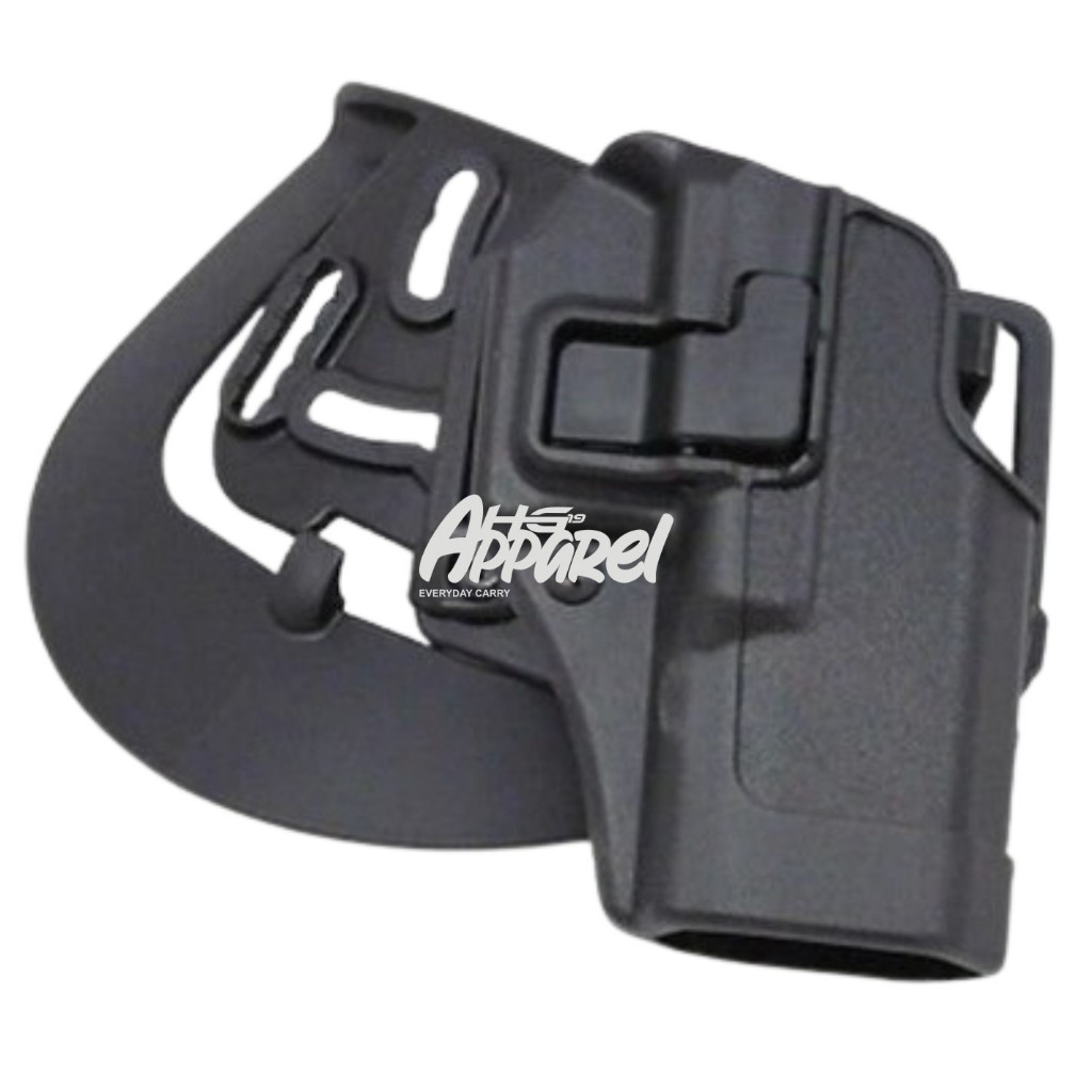 Holster Glock Pinggang (Replika Blackhawk), Posisi Kanan