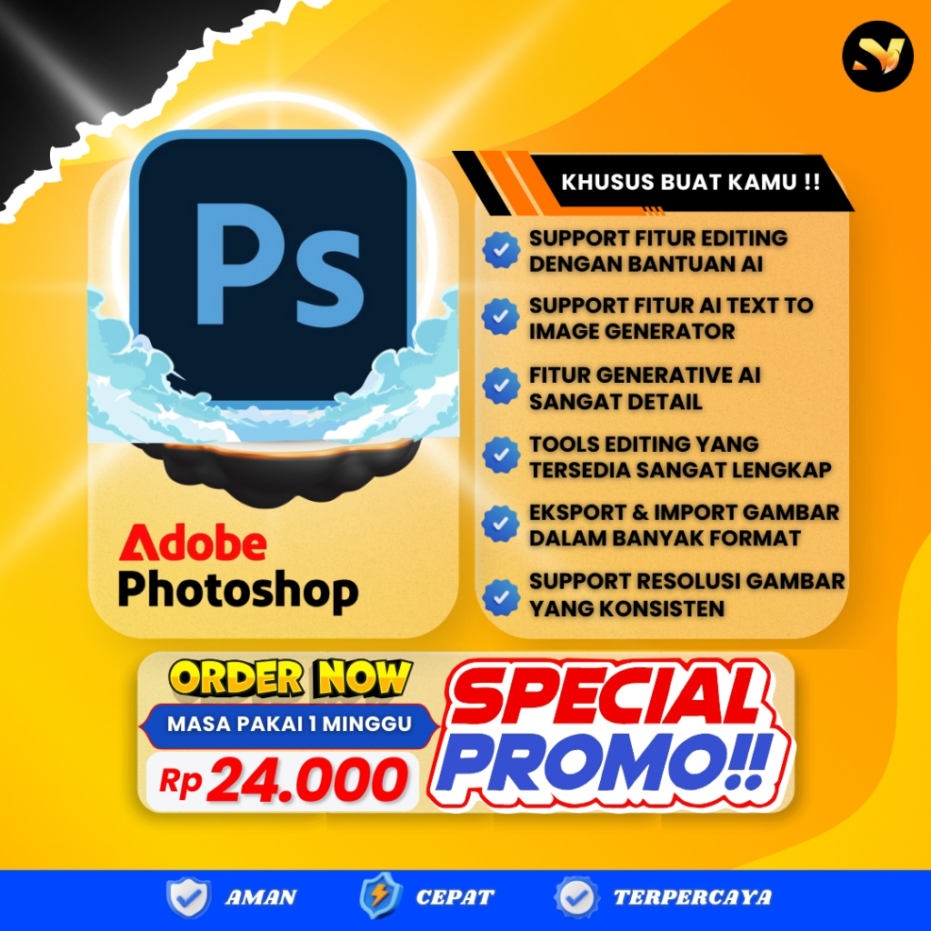 Photoshop : Tools Editing Dengan FItur AI - 4000 Credit Generative Fill