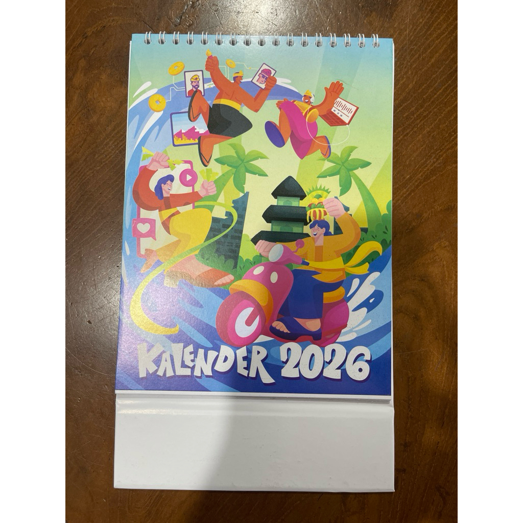 Kalender Meja Bali 2026 - BCA