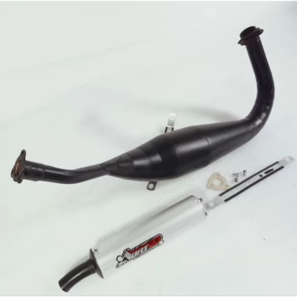 KNALPOT KOLONG PDK REPSOL LAMBUNG HITAM MOTOR RX KING