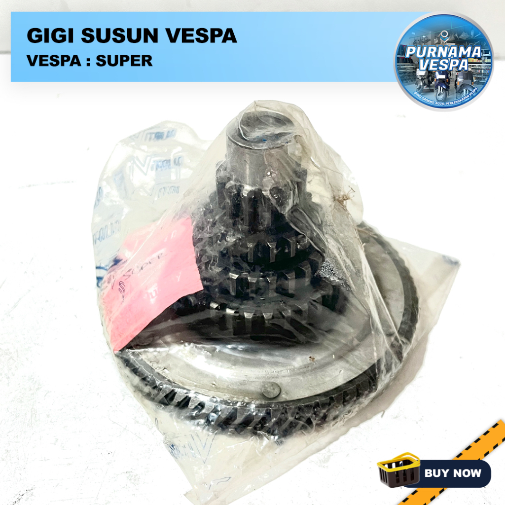 Gigi Susun Vespa Super