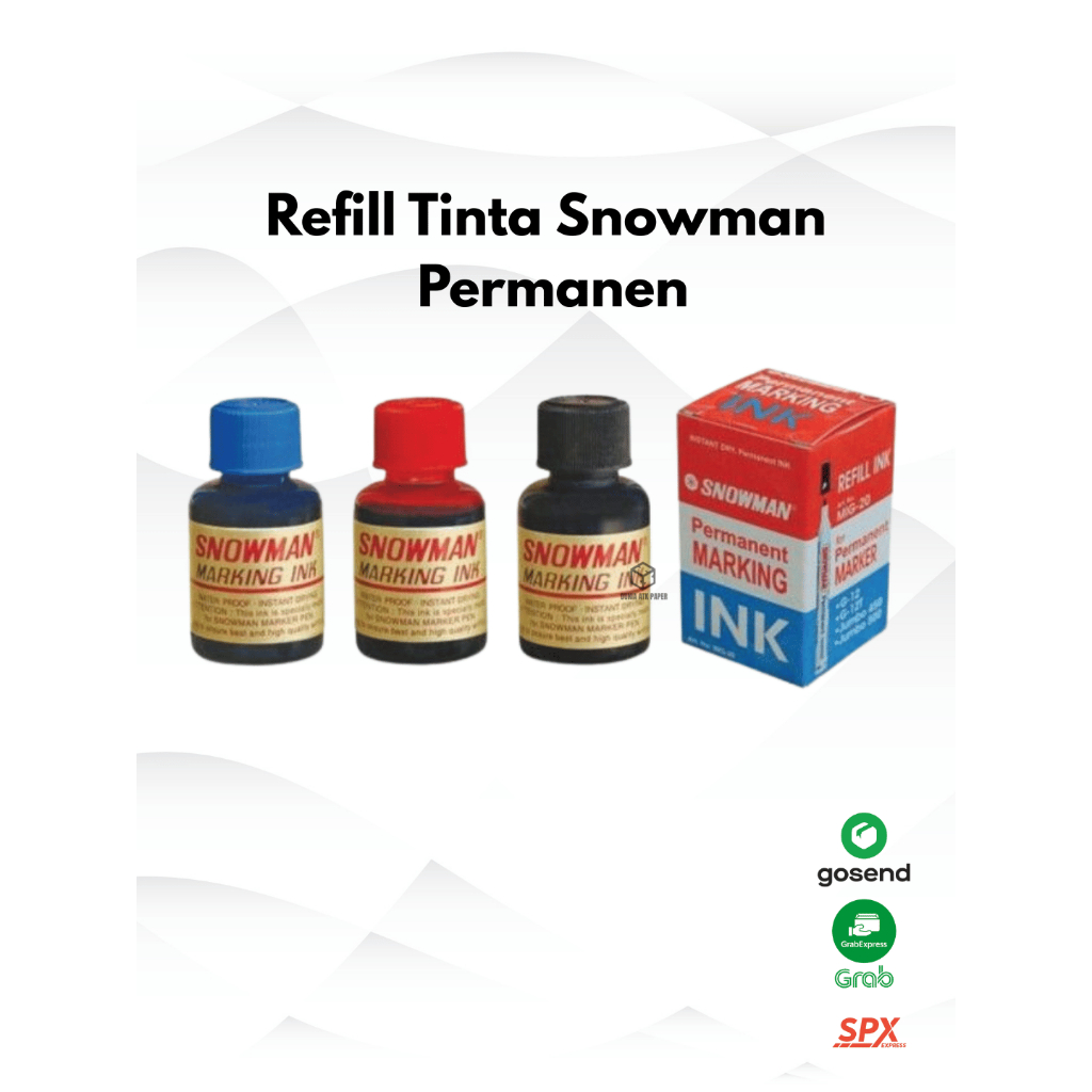 Refill Tinta Spidol Permanen | Tinta Spidol Isi Ulang Permanen