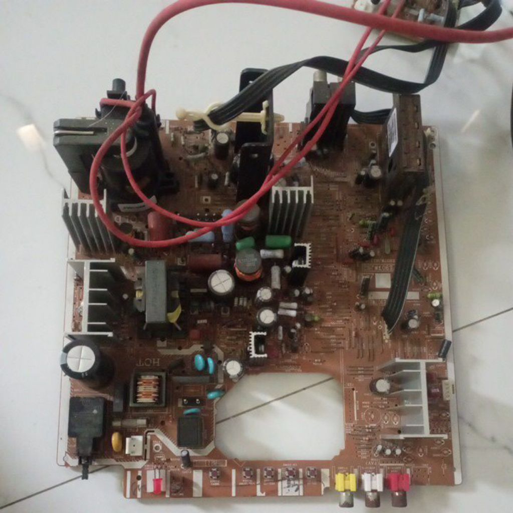 mesin mati tv sharp 21" slim