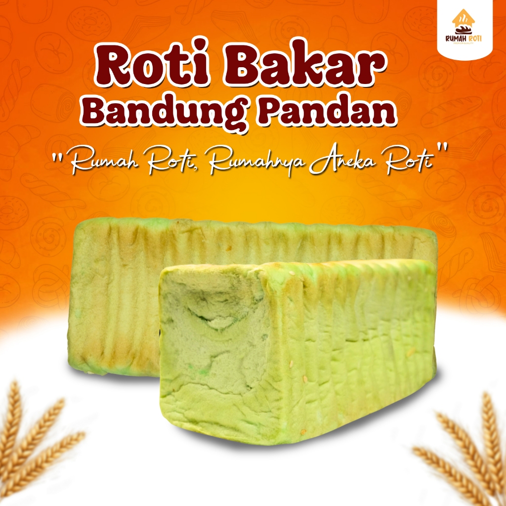 Roti Bakar Bandung Pandan Premium - Roti Tawar Bandung