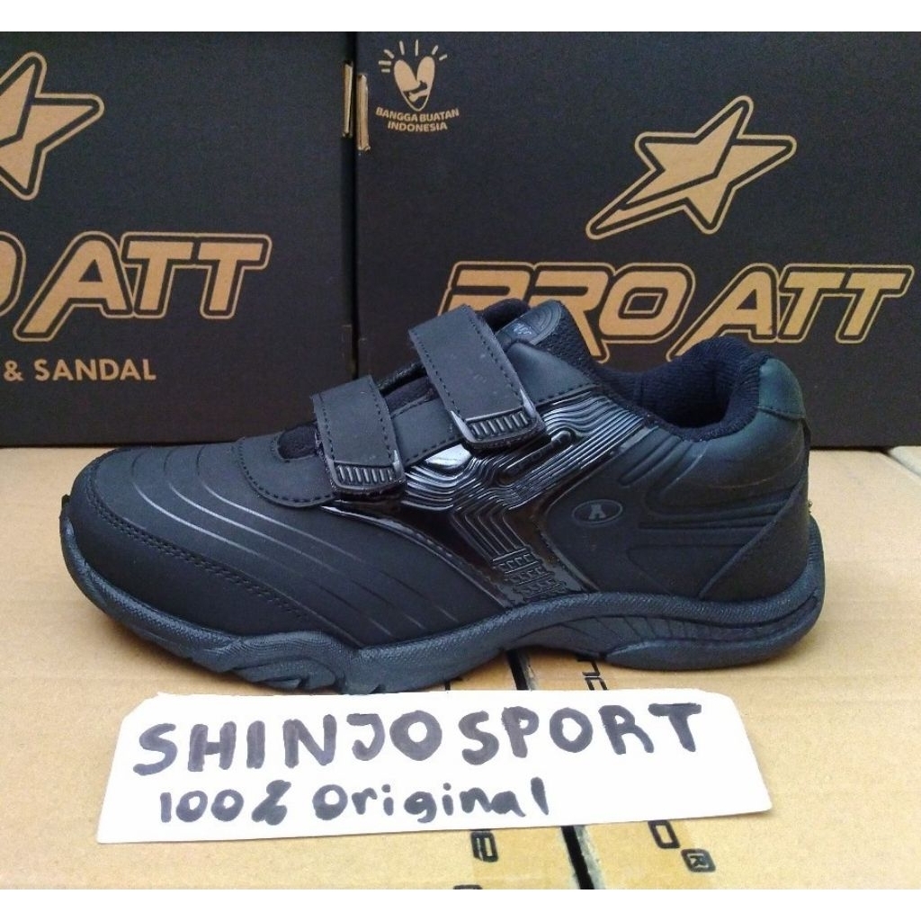 TEMAN SEPATU SEKOLAH PRO ATT ANAK SD SMP MI PEREKAT KRETEKAN HITAM PUTIH SERASI RINGAN LENTUR ORIGIN