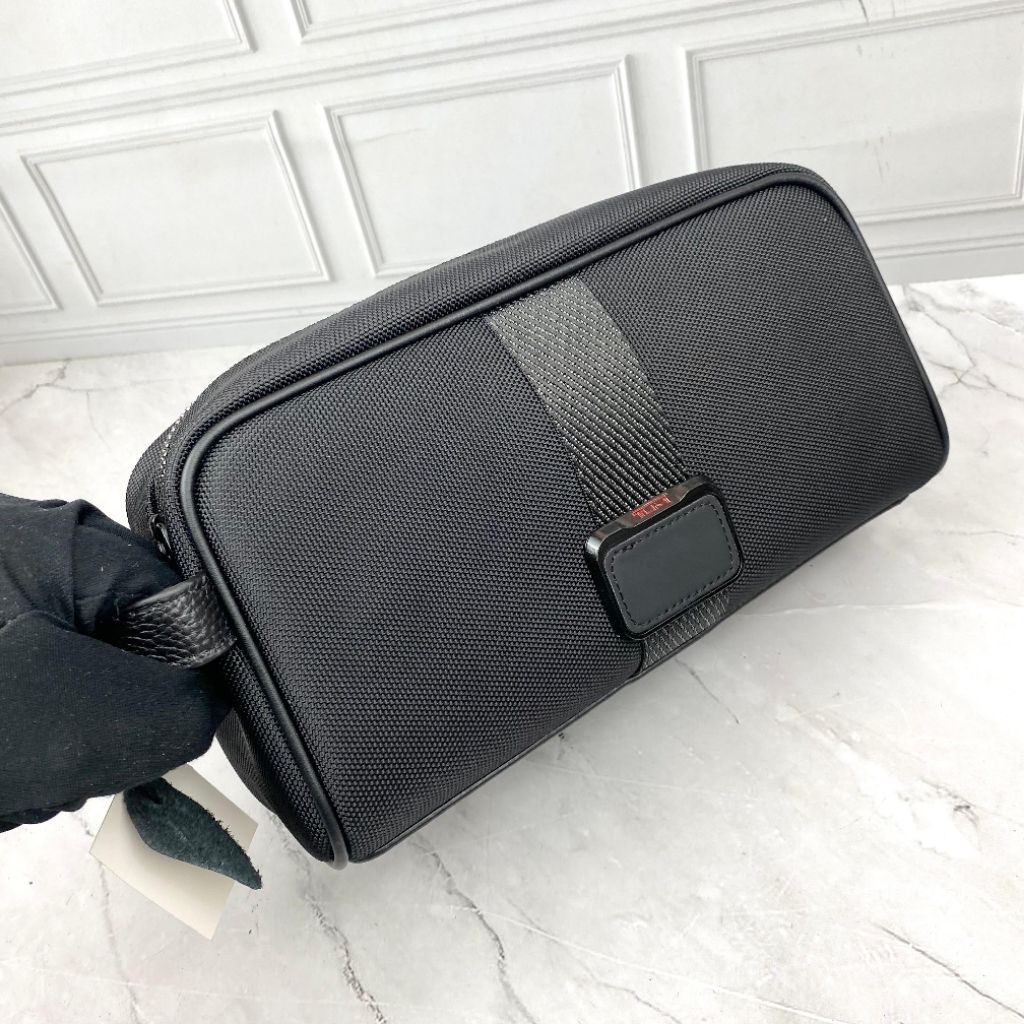 POUCH CLUTCH BAG JINJING PRIA TM 0311 BLACK KANVAS IMPORT