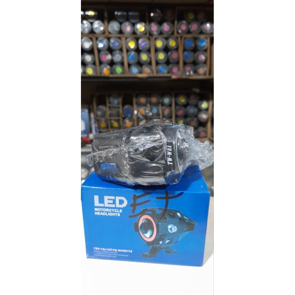 Lampu Tembak Sorot Motor Led Cree Led U7 Transformer Mini Lampu U7 Angel Lampu U7 Tembak Projie CR7
