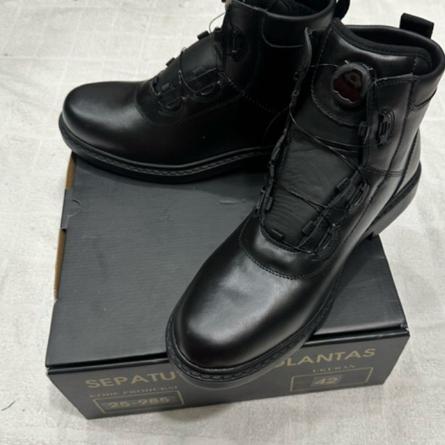 sepatu pdh jatah putar polri / sepatu pdh jatah polri putar