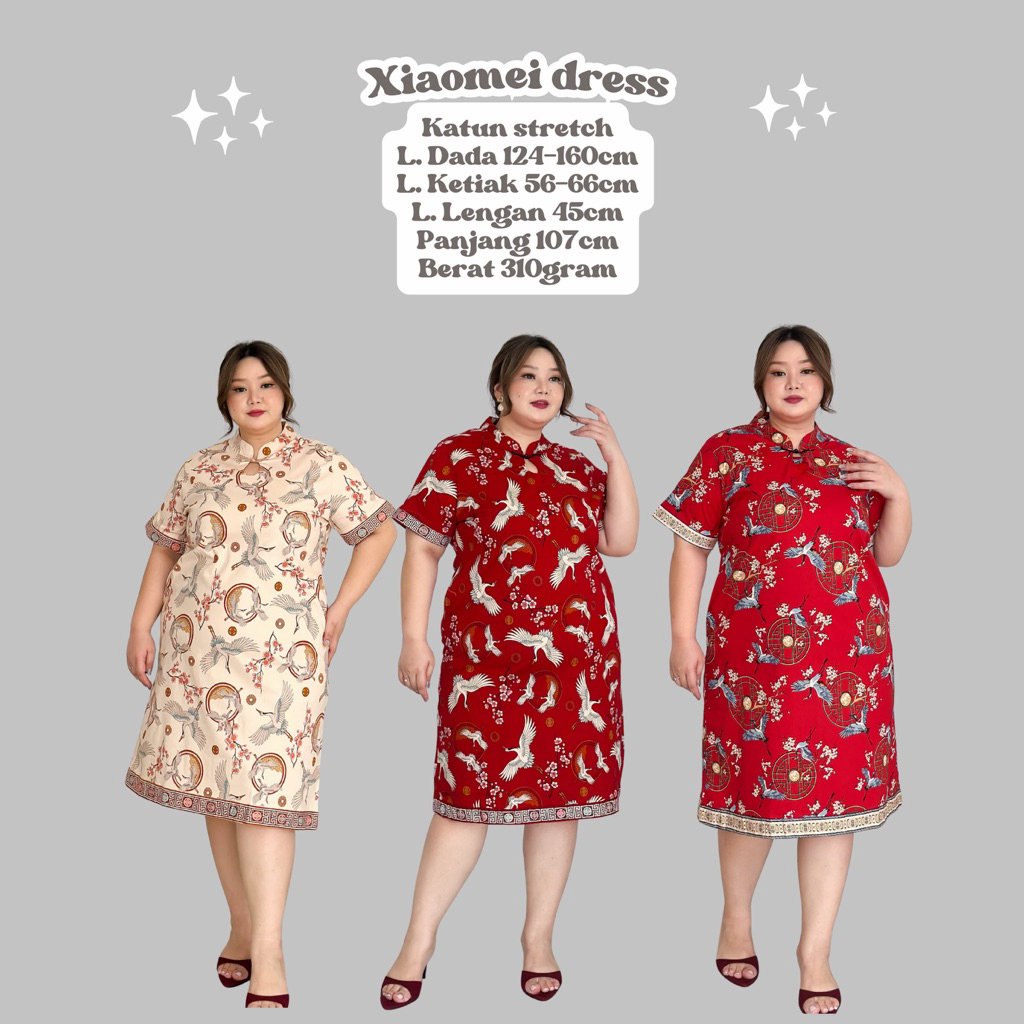 XIAOMEI DRESS - DRESS JUMBO DRESS BIG SIZE
