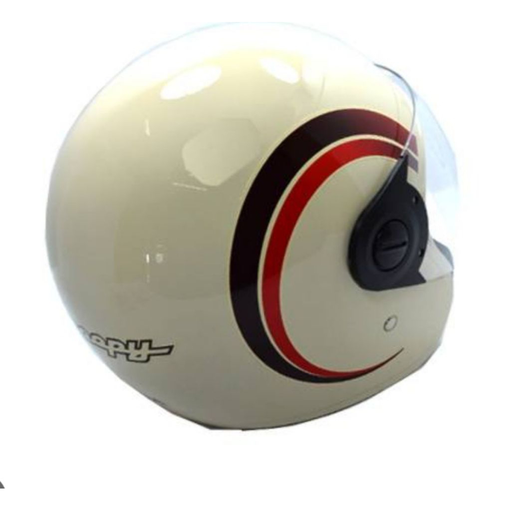 KUPINGAN KACA HELM(cover vissor helm) SCOOPY (GENIO)lama (TRX-S)+ baut ulir besi