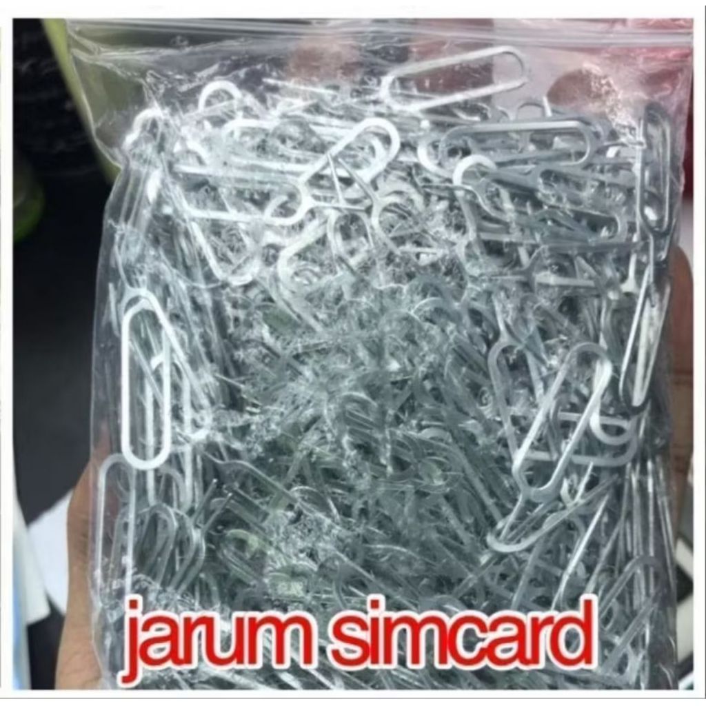 Jarum Sim Card Isi 1000psc Untuk Kartu Sim Portable Praktis