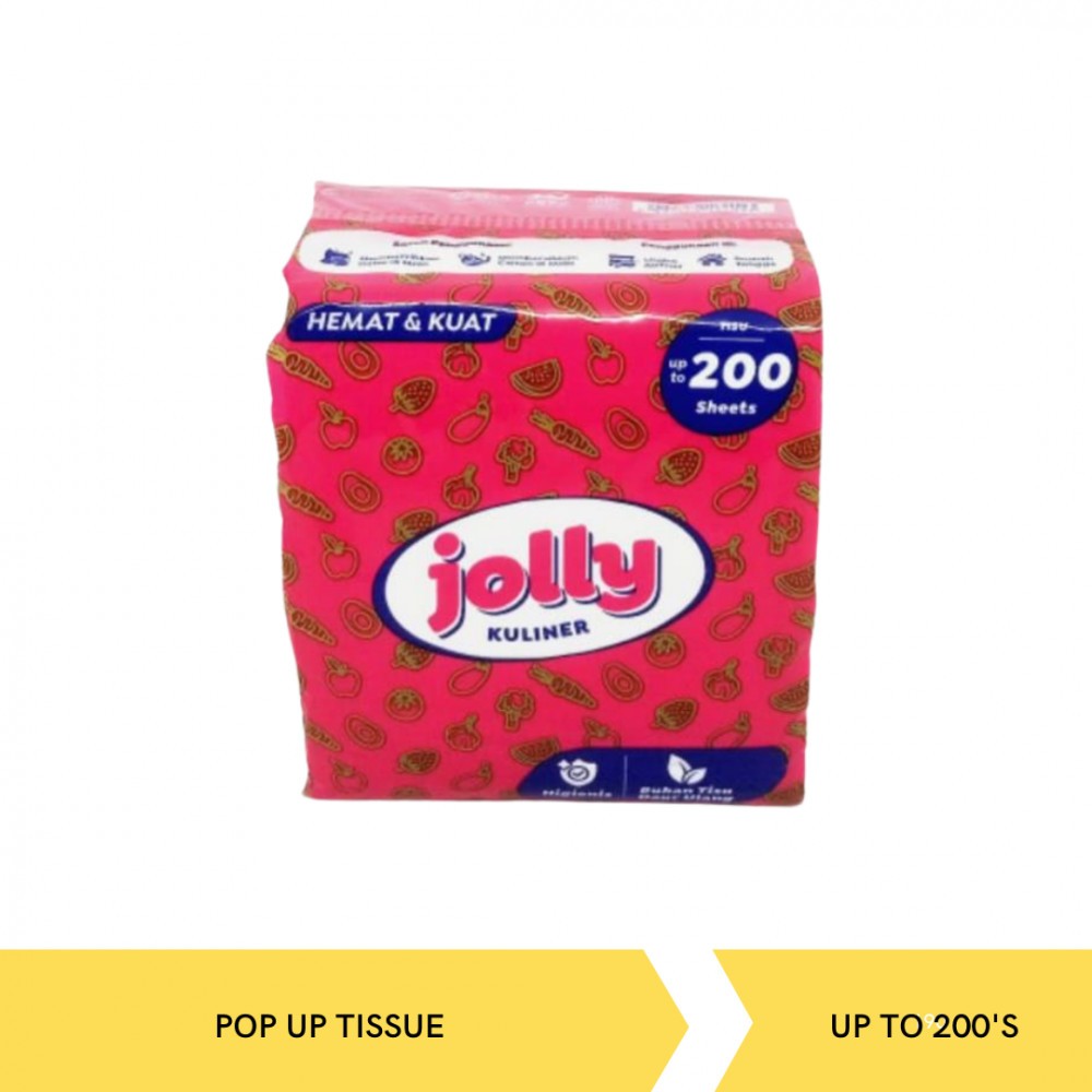 (1 dus isi 100 pcs) Tissue POP UP JOLLY