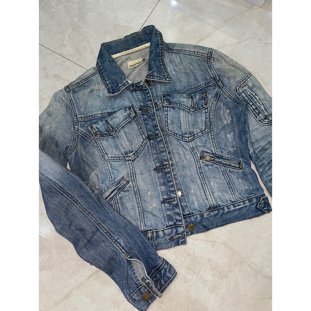 Jaket Jeans Crafted Preloved