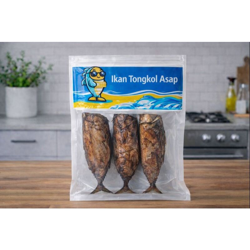 500 Gram Ikan Tongkol/Cakalang/Tuna Asap Utuh