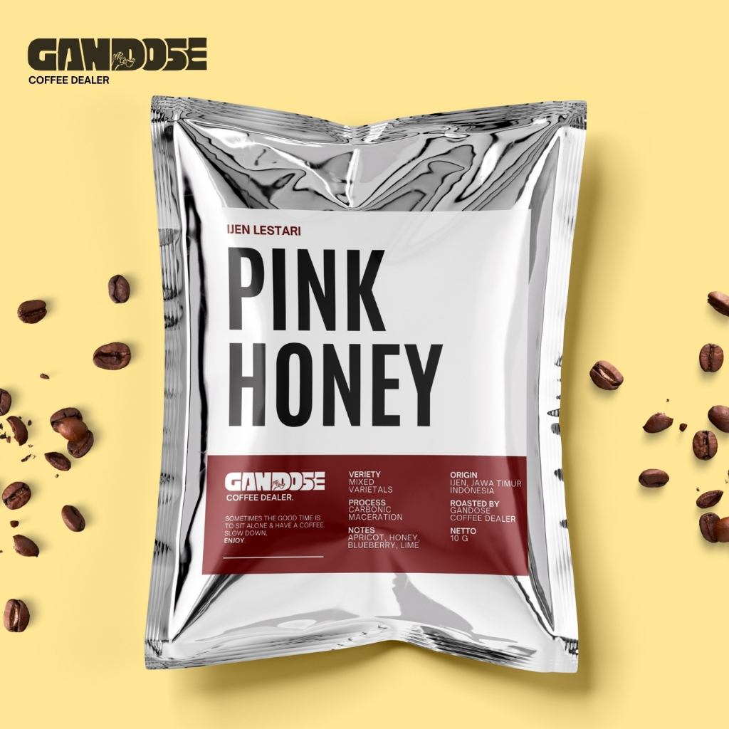 Biji Kopi Ijen Lestari Pink Honey CM - Pink Honey