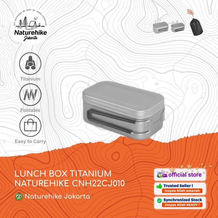 LUNCH BOX NESTING / POT / PANCI CAMPING TITANIUM NATUREHIKE CNH22CJ010