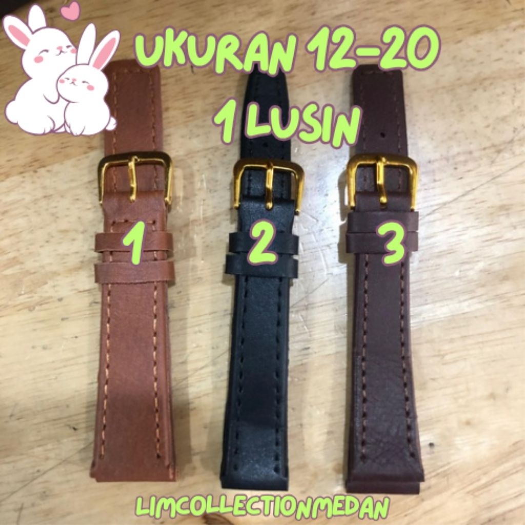 Tali Kulit Jam Tangan Alba / Strap Kulit Jam Tangan Alba Uk 12-20