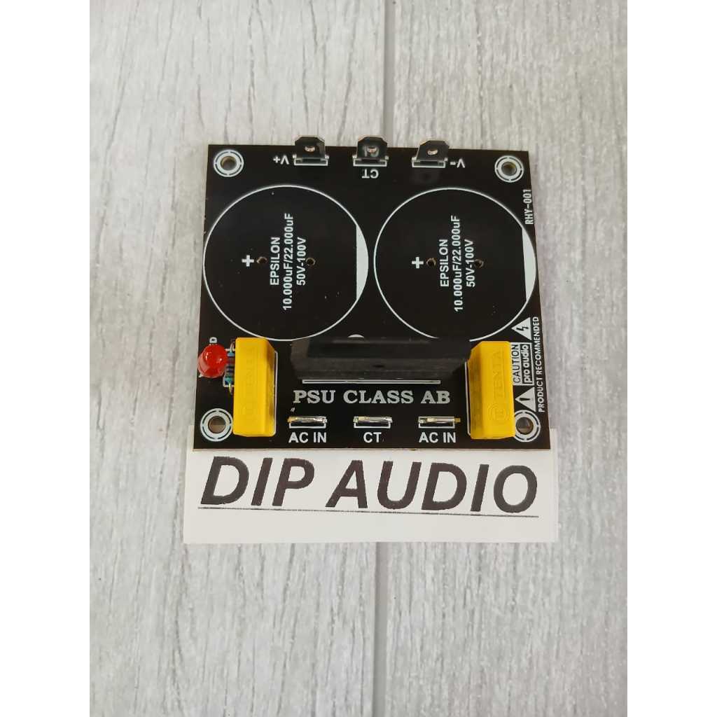 KIT PSU 2 Capasitor elco class AB pertinak hitam