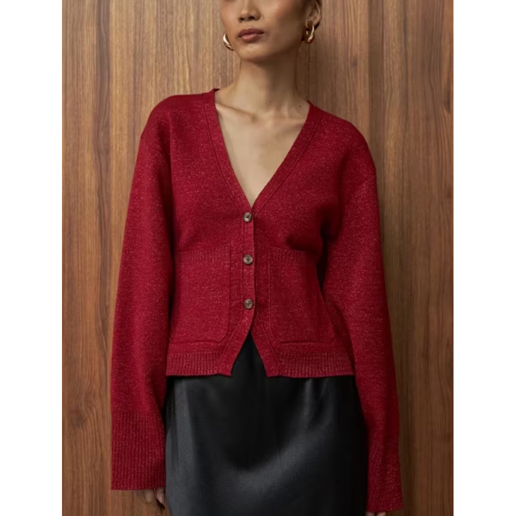 CLAUDE CARDIGAN MERAH [Preloved]