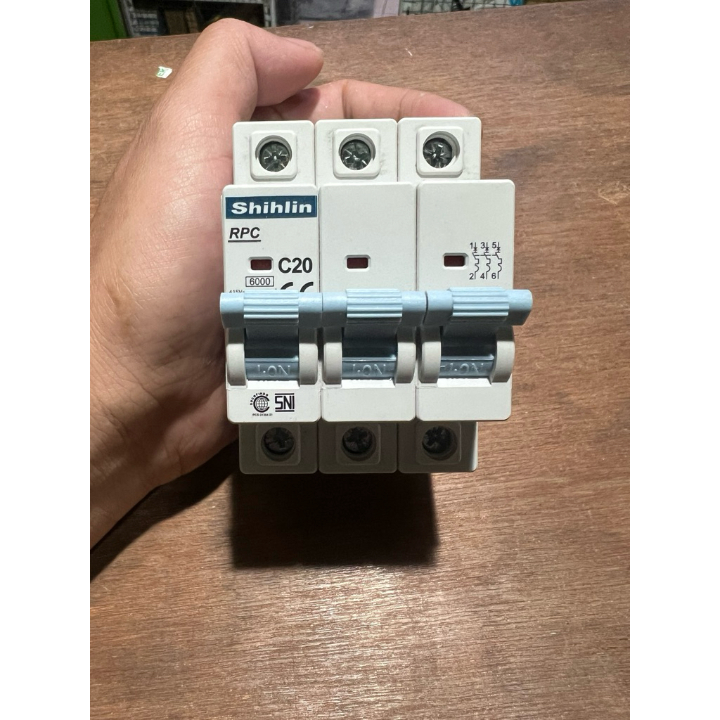 MCB SHIHLIN 3P 20A ORIGINAL