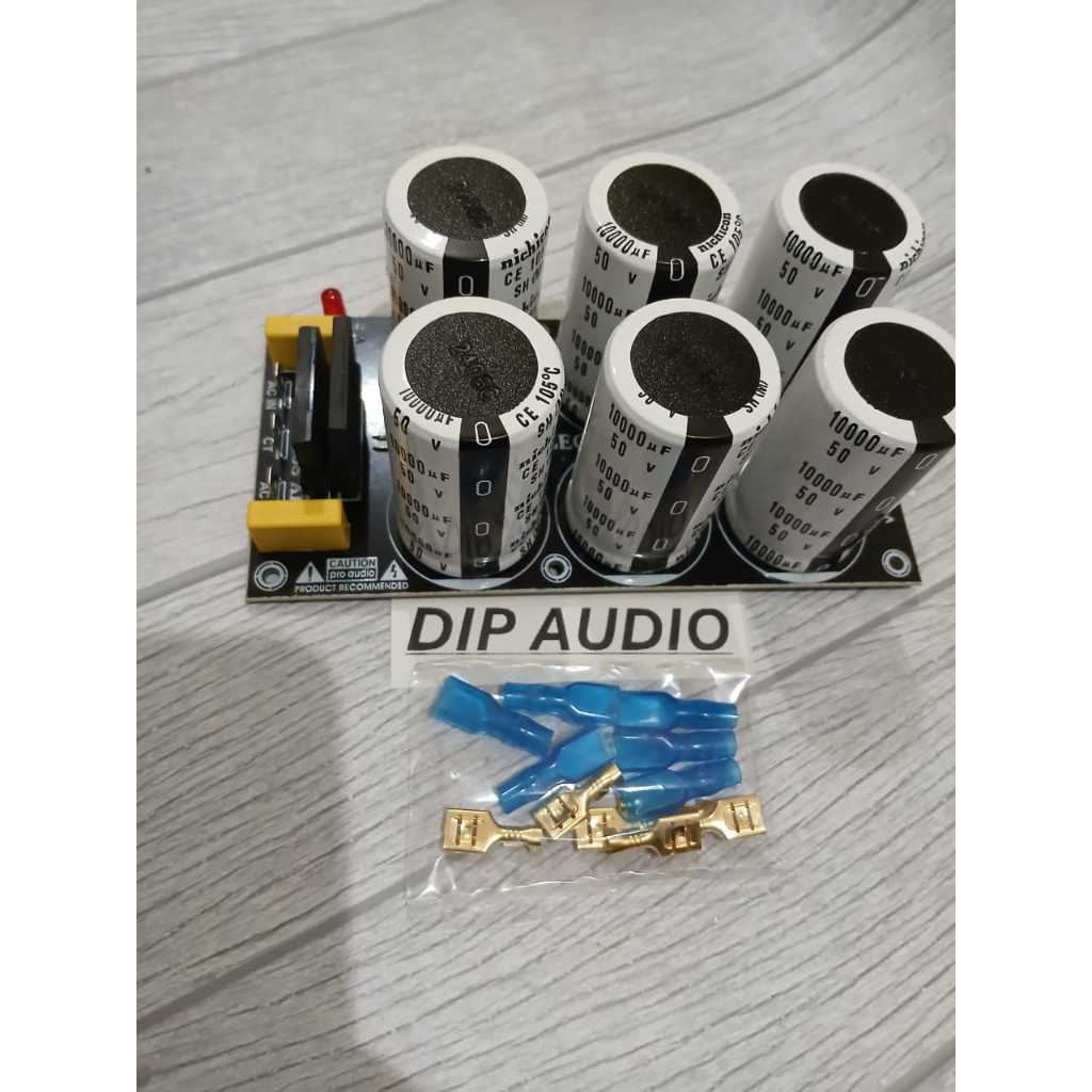 KIT PSU 6 ELCO + ELCO NICHICON PUTIH 10000UF 50V