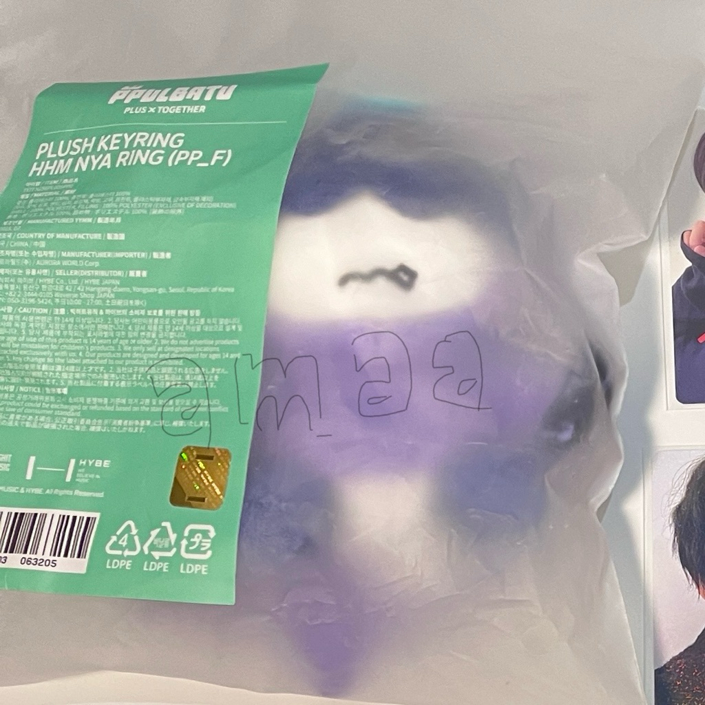 ppulbatu official keyring plushie duduk v2 hhmnyaring hueningkai txt