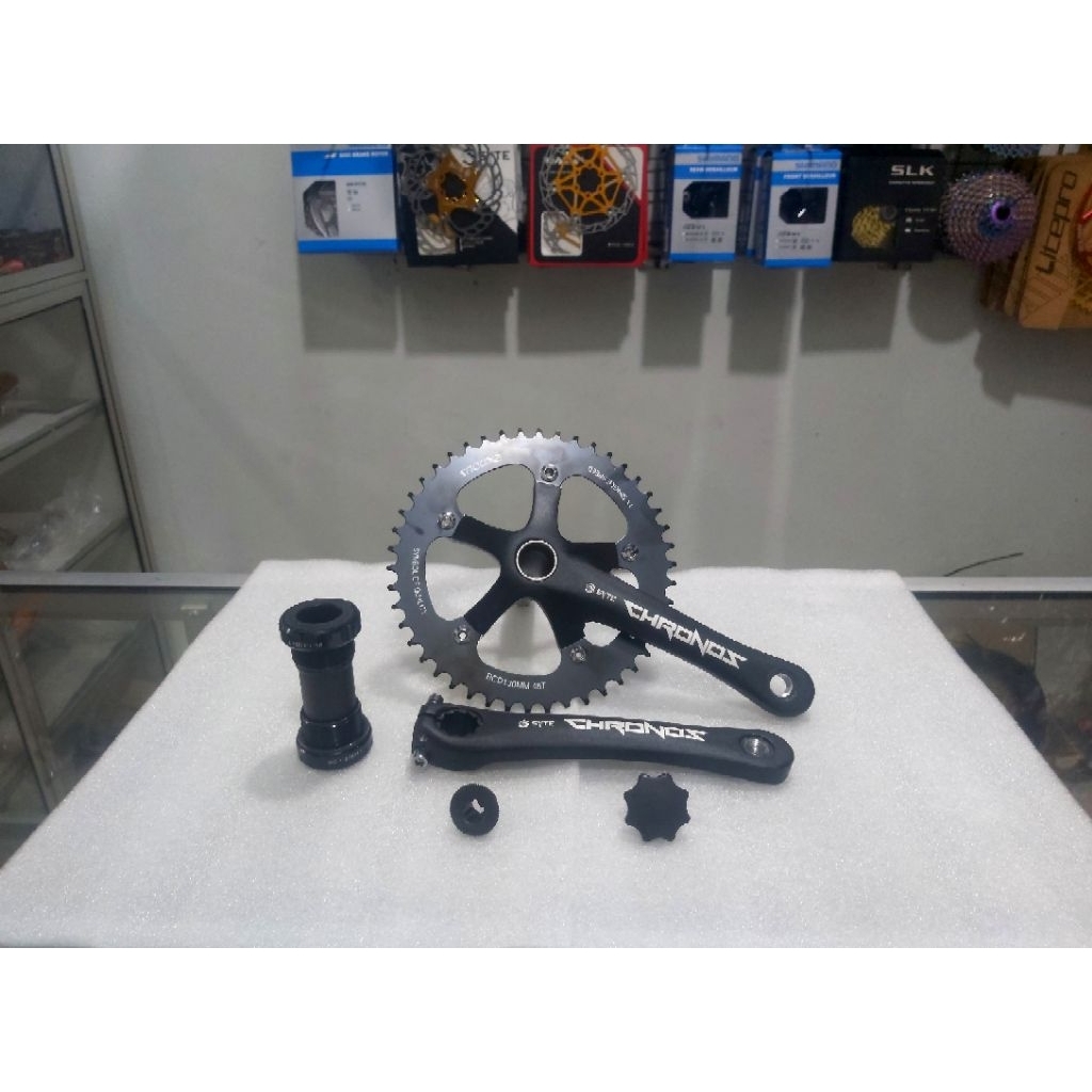 Crank Syte Cronoz HT2 Single Speed 46T Fixie MTB Crankset