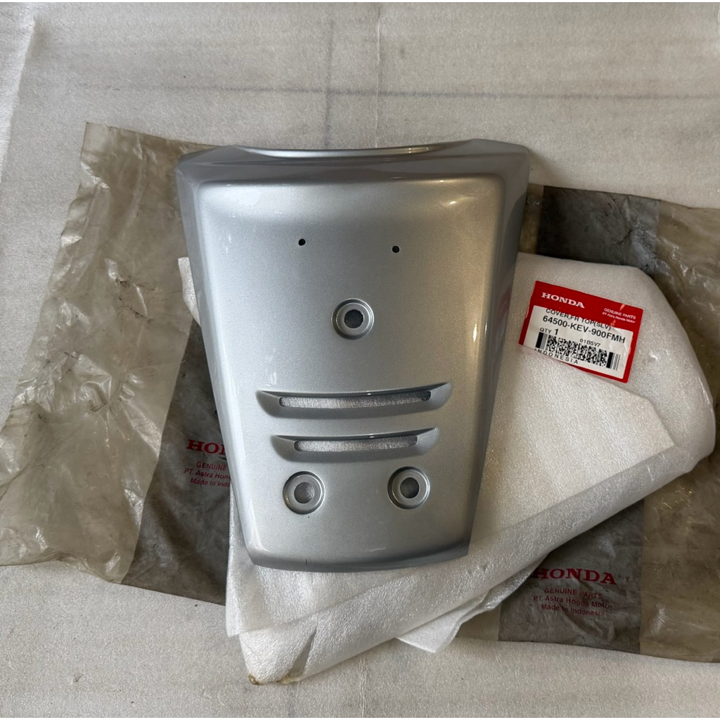 Panel Dasi Depan Supra X Lama Silver Ori AHM 64500KEV900FMH