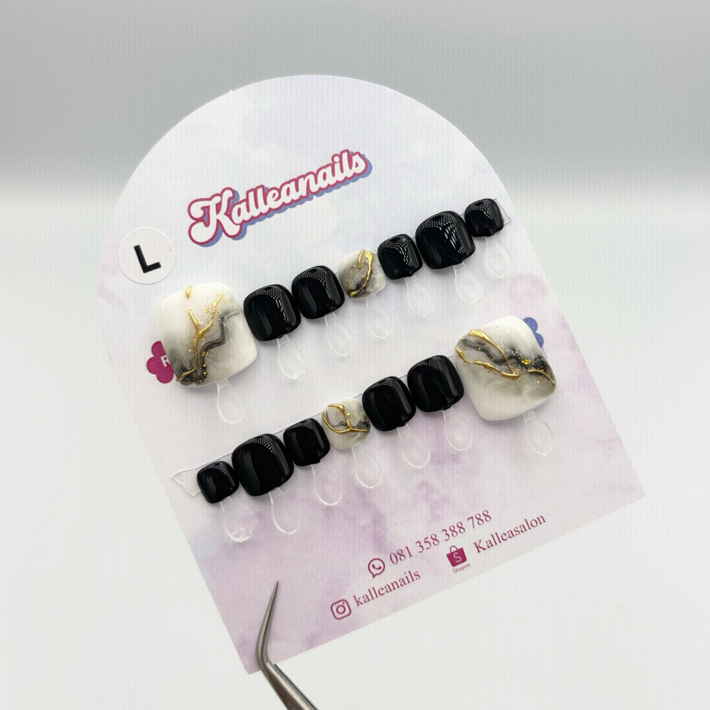 PRESS ON NAILS KAKI / KUKU PALSU KAKI