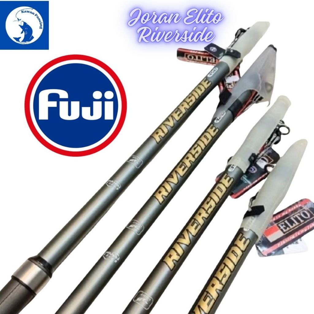 Joran Pancing Muara & Pasiran Teleskopik Elito Riverside Ring & Reelseat Fuji