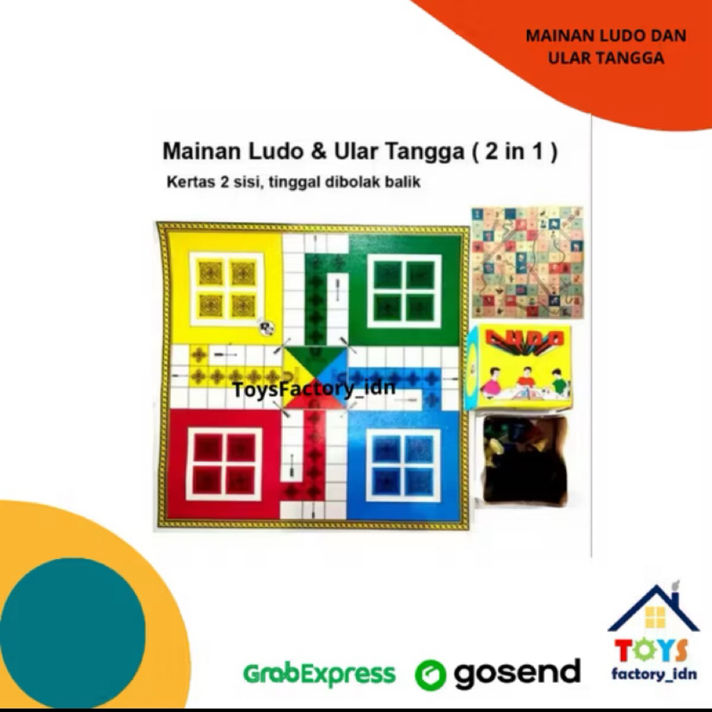 Mainan Edukatif Ludo Monopoli Ular Tangga Mancanegara