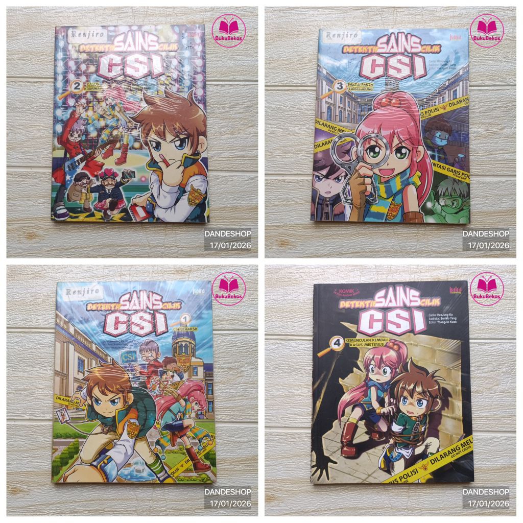 Detektif Sains Cilik CSI (Pilih Judul) - Science Comic Educomic Komik Pendidikan WHY Bekas Preloved