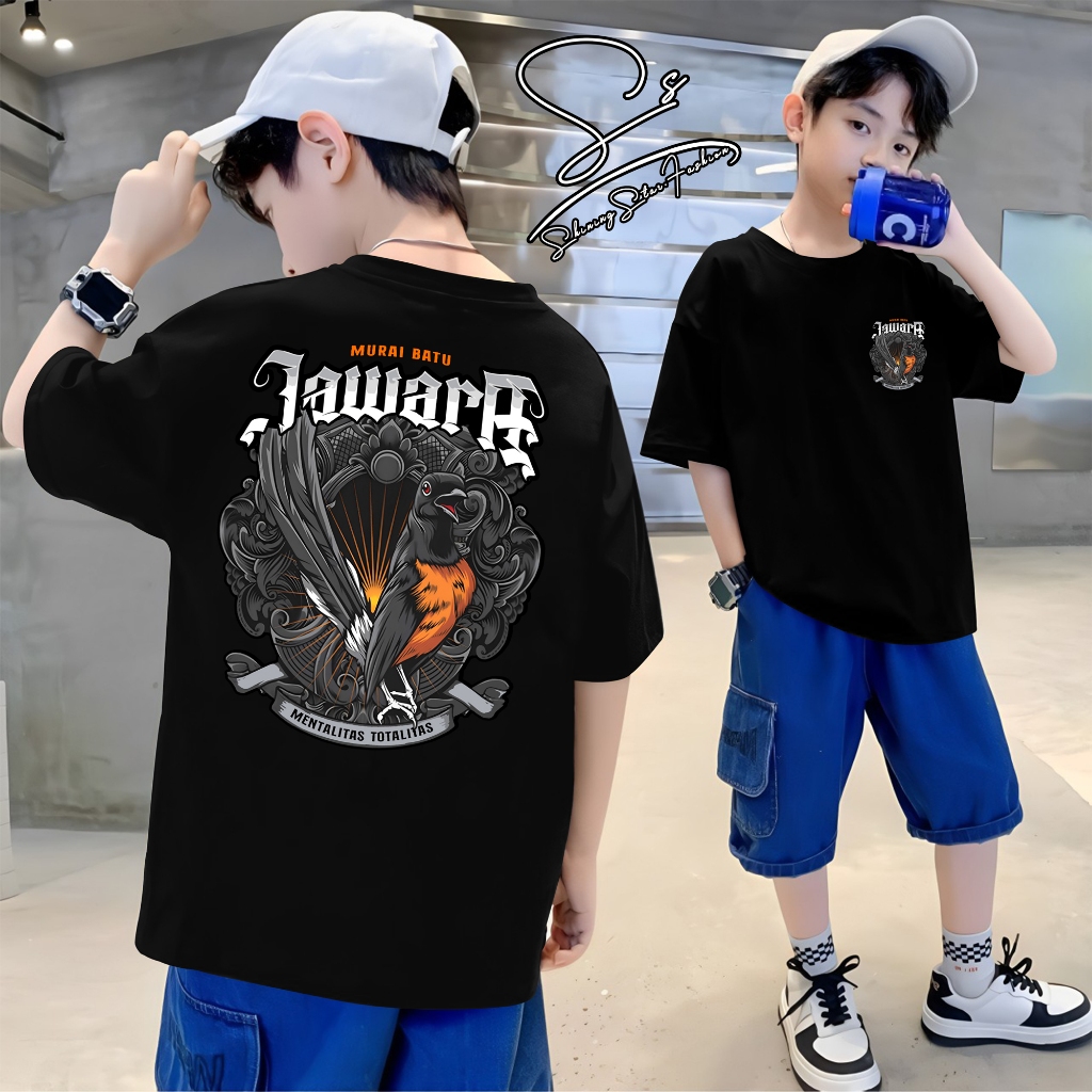 KAOS ANAK MURAI BATU JAWARA/KAOS TSHIRT NEW DESAIN PECINTA MURAI BATU/Baju Murai Murah/Kaos Murah