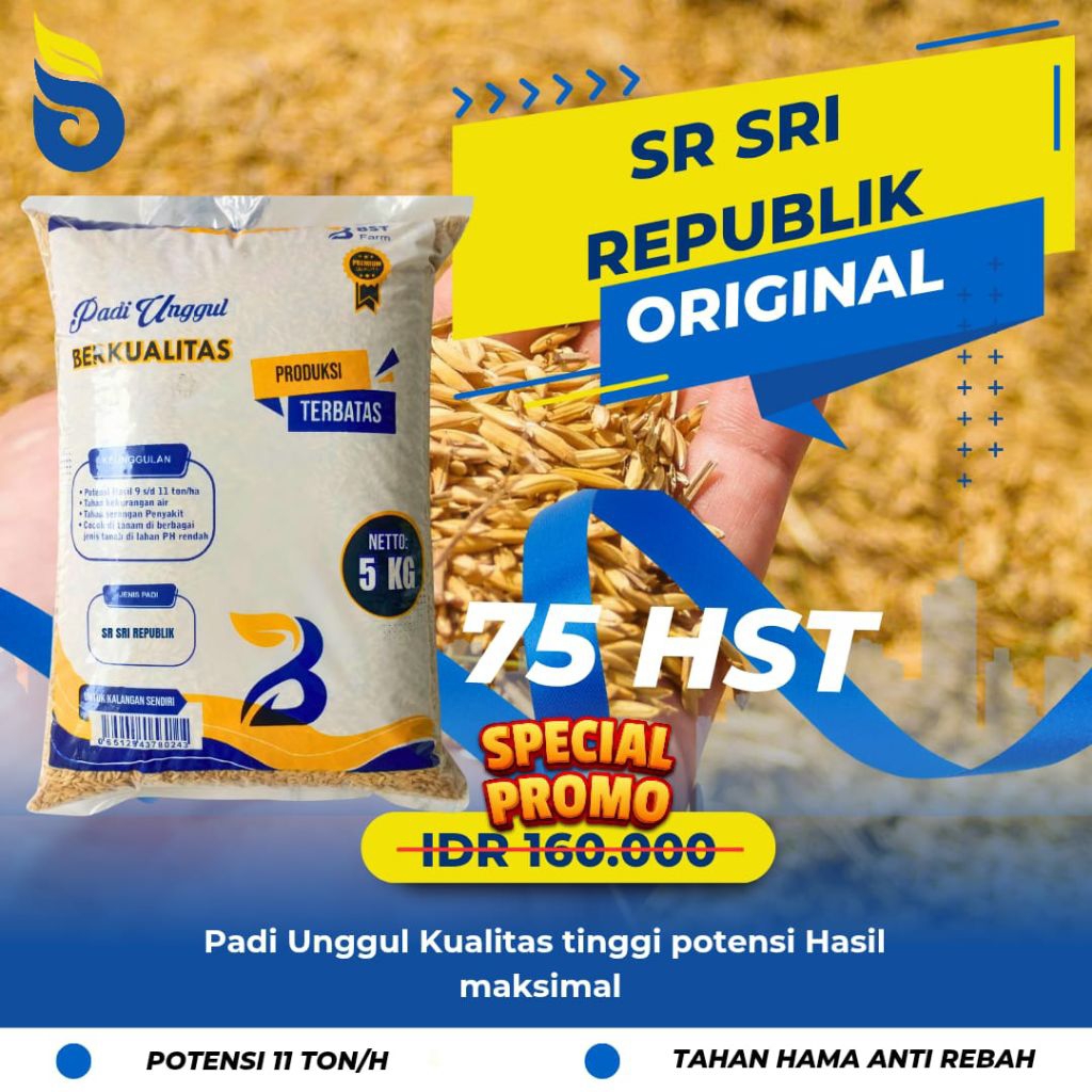Benih padi Sri Republik Genjah 5kg