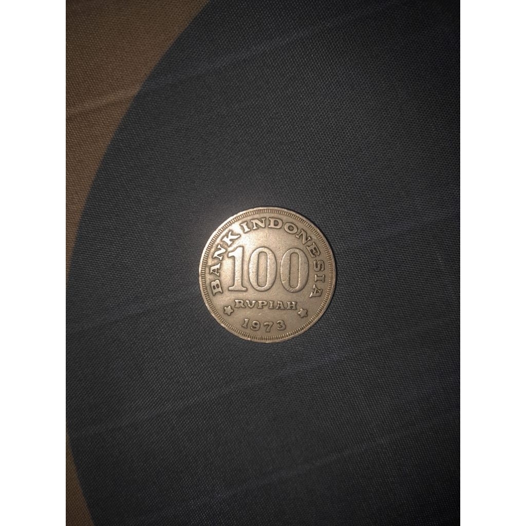 uang koin kuno 100 rupiah gambar rumah gadang tahun 1973