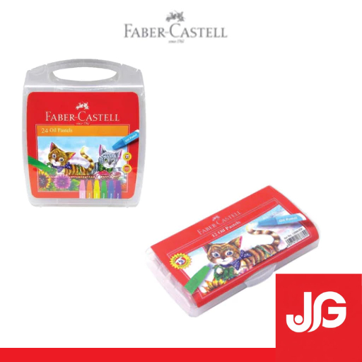 FABER CASTELL OIL PASTEL 12 24 COLOR /CRAYON FABER CASTELL 12 24 WARNA CRAYON OIL PASTEL