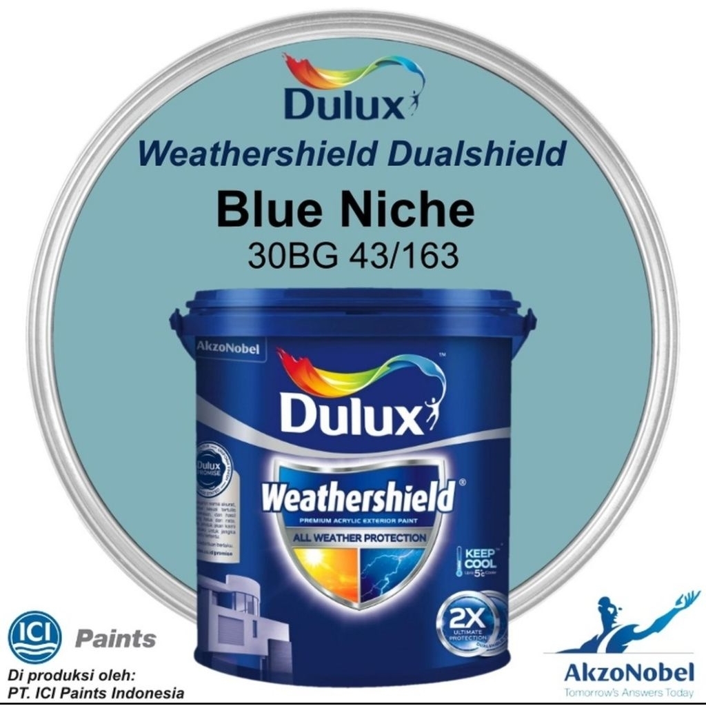 Cat Tembok Dulux Weathershield 20Ltr - Blue Niche